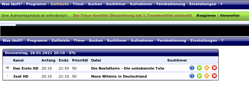 Timerkonflikt