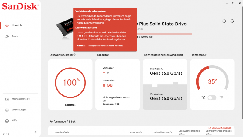 Sandisk Dashboard