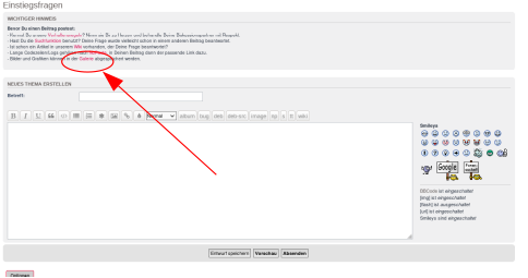 gallerie / bildupload im forum